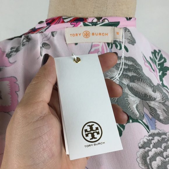 Tory Burch Adelia Ruffled Floral-Print Dress - Picture 12 of 12